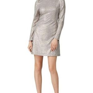 Slate & Willow Metallic Snake Print Dress